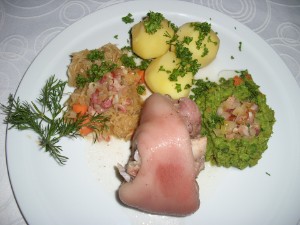 Kleines Eisbein für unsere Damen